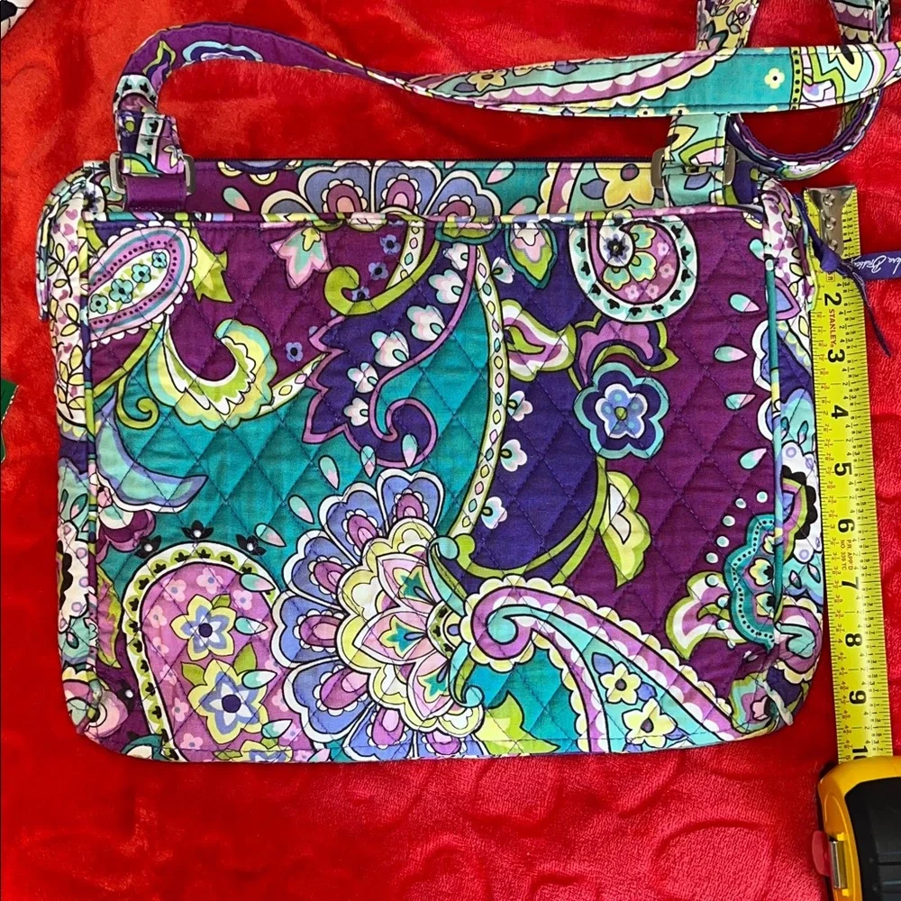 Vera Bradley Purple and Blue Laptop Bag - Picture 10 of 13